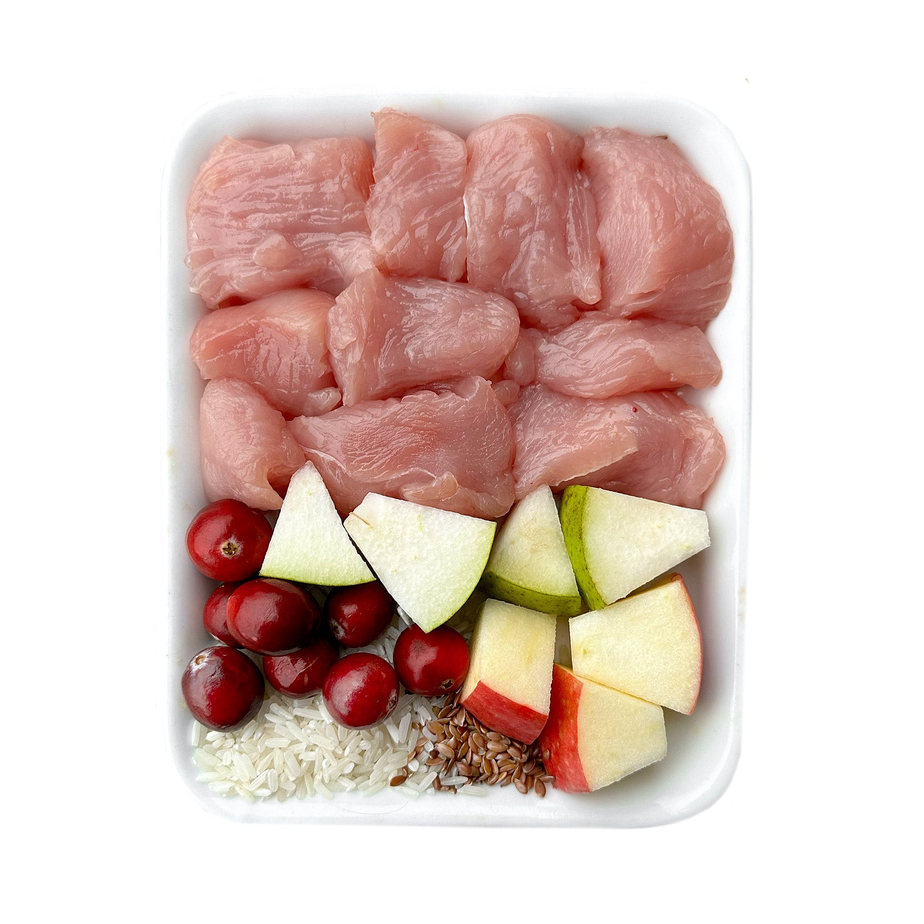 Królik z ryżem, marchewką i żurawinami (mrożone, 500g)